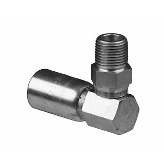 MPX90-04-04 - 1/4" Hose x 1/4" NPTF Male Pipe Swivel 90Â° crimp fitting (082748)
