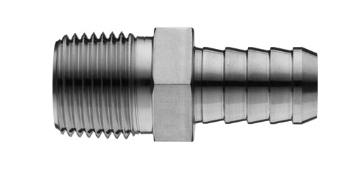N6K-40-4.72 - 2 1/2" NPT ตัวผู้ x จุกนมคิง ยาว 4.72" - สเตนเลส 316 SN: S8346KN024 (098972)