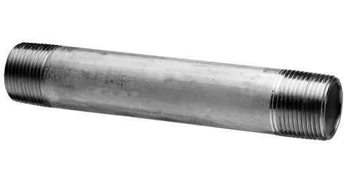 N6S8-24-10.0 - 1 1/2" Sch 80 จุกนมไร้รอยต่อ x ยาว 10" - 316 สแตนเลส SN: S8586NI0 014100 (099084)