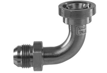 NB6892-08-08 - 90° Elbow, 1/2" JIC (3/4"-16 thread) x 1/2" Code 62 Flange