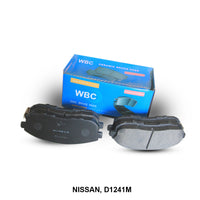 WBC Brake Pad Semi-Metallic, 41060-40U95, D1241, D1110, for X-Trail