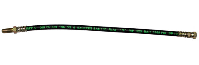 Shell Clutch Oil Hose Assembly, NS037, 1/4"x R1x 17", WPR (004718) - Win Store