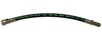 ZMTE Brake Hose Assembly - 1/4"xR1, 10811L-12-04/1 x 10811L-14-04, 18"