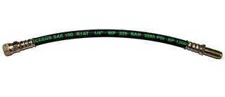 ZMTE Brake Hose Assembly - 1/4"xR1, 10811L-12-04/1 x 10811L-14-04, 18"