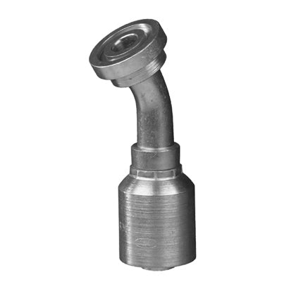 P43-FH4A-08-12 | สายยาง 1/2" x 3/4" หน้าแปลน Code61, ข้อต่อย้ำข้องอ 45Â° (083509)