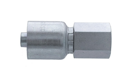 P43-FP-06-06  |  3/8" Hose x 3/8" NPTF Female Pipe Rigid crimp fitting (083339)
