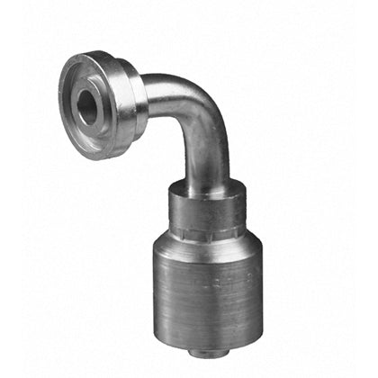 P43-KOMFH9-10-10 | ข้องอท่อ 5/8" x " หน้าแปลน Komatsu, ข้อต่อย้ำข้องอ 90Â° (083514)