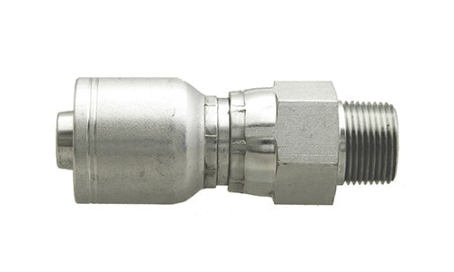 P43-MPX-06-08 | สายยาง 3/8" x 1/2" NPTF ข้อต่อท่อตัวผู้แบบหมุนได้ (083330)