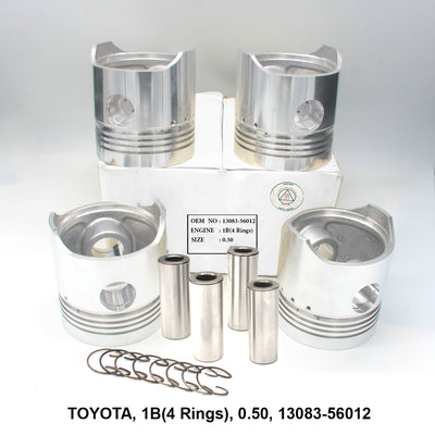 FPI Piston W/Pin, 1B, 0.50, 13083-56012