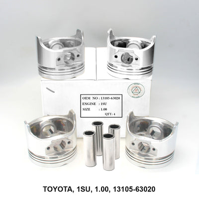 FPI Piston w/ Pin 1.00, 1SU, OEM 13105-63020