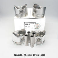 ลูกสูบพร้อมพิน, FPI, 2A, 0.50, 13103-14020 (001738)