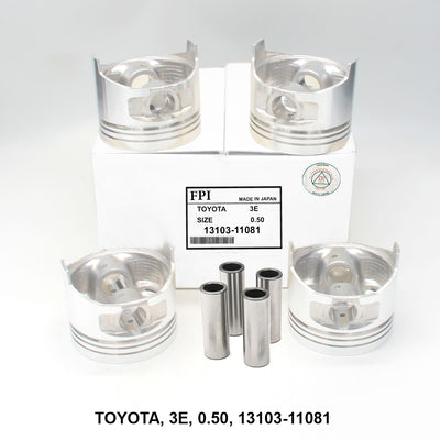 FPI Piston w/ Pin 0.50, 3E, OEM 13103-11081