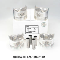 FPI Piston w/ Pin 0.75 3E OEM 13104-11081