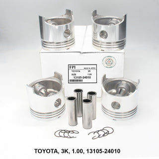 FPI Piston w/ Pin 1.00, 3K, OEM 13105-24010