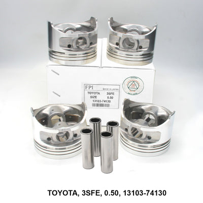 FPI Piston w/ Pin 0.50, 3SFE, OEM 13103-74130