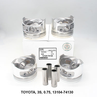 FPI Piston w/ Pin 0.75, 3S, OEM 13104-74130
