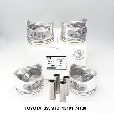 FPI Piston w/ Pin STD, 3S, OEM 13101-74130