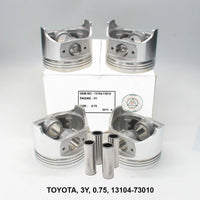 FPI Piston w/ Pin 0.75, 3Y, OEM 13104-73010