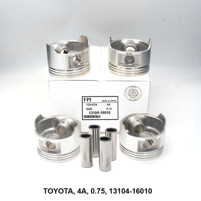 FPI Piston w/ Pin 0.75, 4A, OEM 13104-16010