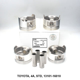 FPI Piston w/ Pin STD, 4A, OEM 13101-16010