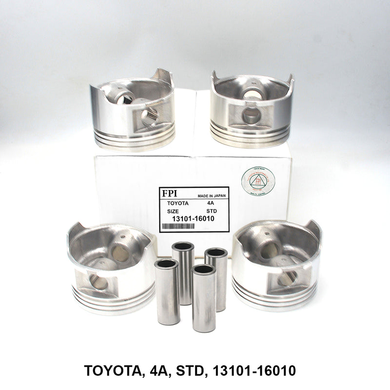 FPI Piston w/ Pin STD, 4A, OEM 13101-16010