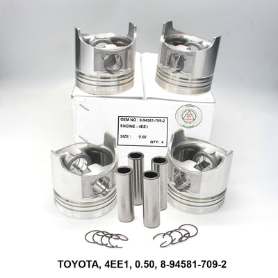 FPI Piston w/ Pin 0.50, 4EE1, OEM 8-94581-709-2