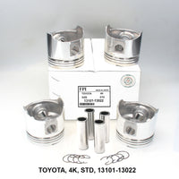 ลูกสูบพร้อมพิน, FPI, 4K, STD, 13101-13022 (001800)