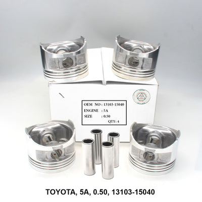 FPI Piston w/ Pin 0.50, 5A, OEM 13103-15040
