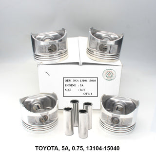 ลูกสูบพร้อมพิน, FPI, 5A, 0.75, 13104-15040 (001808)
