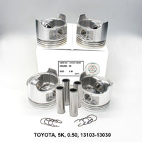 FPI, Piston W/Pin, 5K, 0.50, 13103-13030