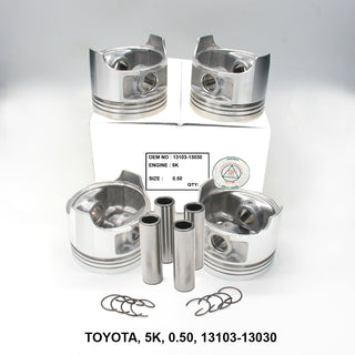 ลูกสูบพร้อมพิน, FPI, 5K, 0.50, 13103-13030 (001810)