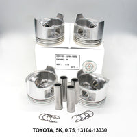 ลูกสูบพร้อมพิน, FPI, 5K, 0.75, 13104-13030 (001811)