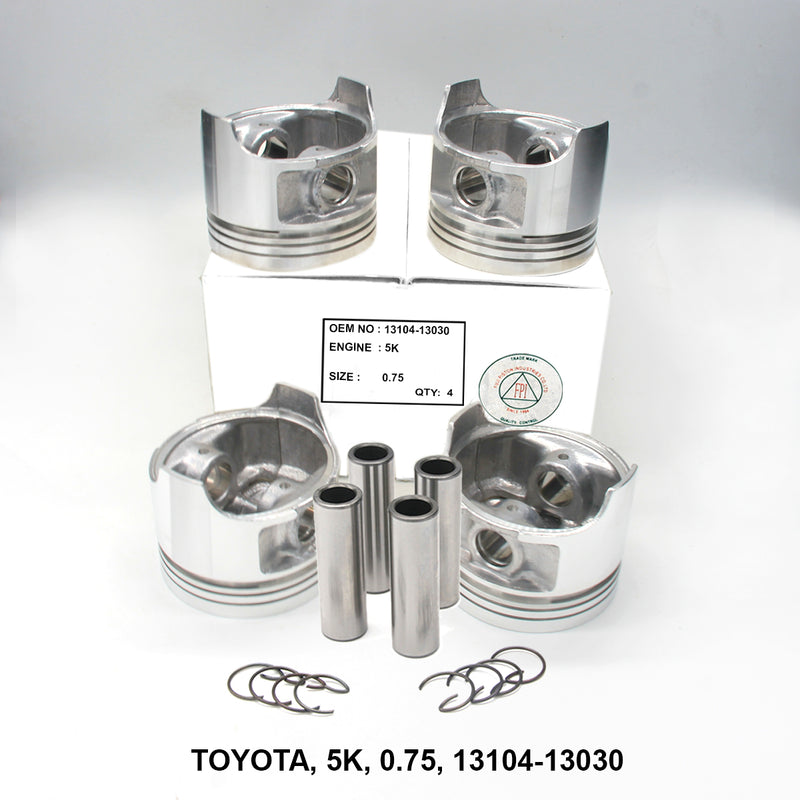 FPI Piston w/ Pin 0.75, 5K, OEM 13104-13030