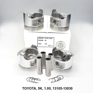 ลูกสูบพร้อมพิน, FPI, 5K, 1.00, 13105-13030 (001812)