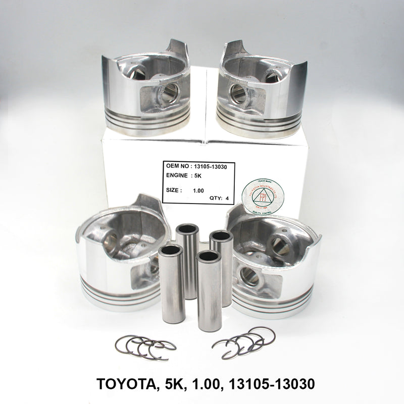 ลูกสูบพร้อมพิน, FPI, 5K, 1.00, 13105-13030 (001812)