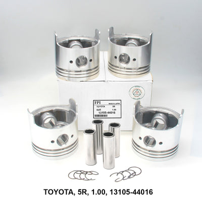 FPI Piston w/ Pin 1.00, 5R, OEM 13105-44016