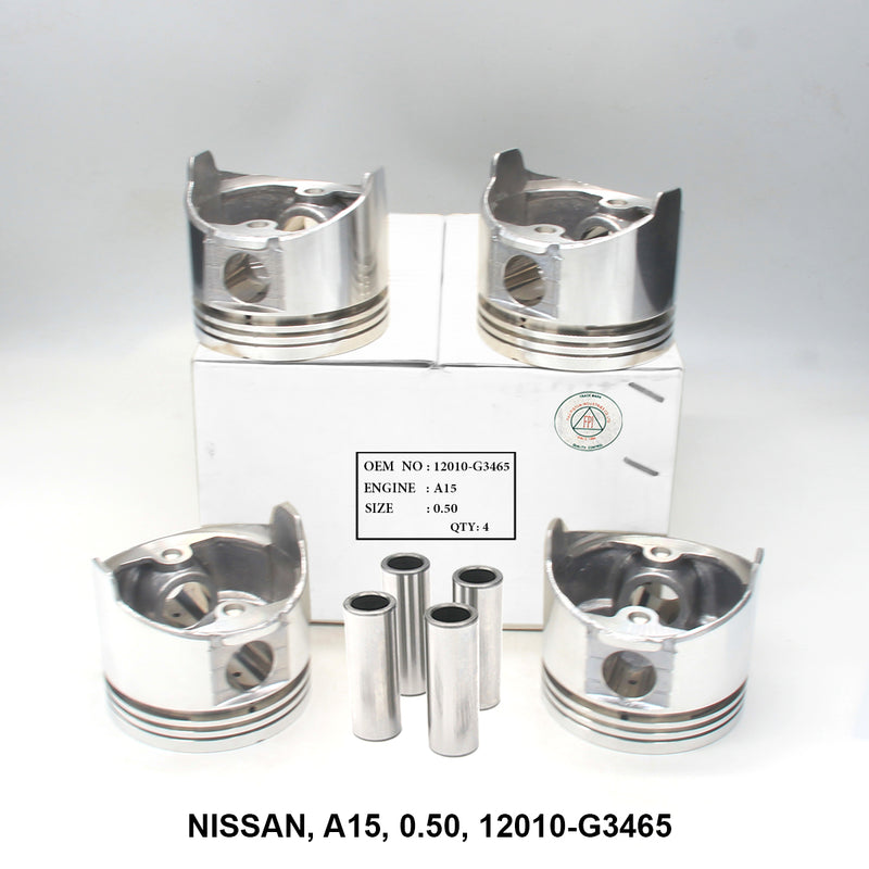 FPI Piston w/ Pin 0.50 Oversize - Nissan A15 - OEM 12010-G3465