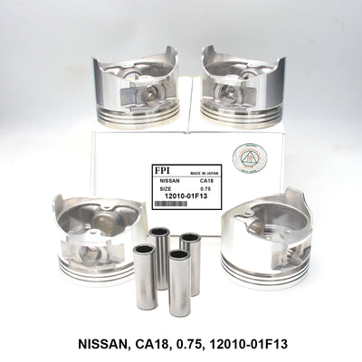 FPI Piston w/ Pin 0.75 Oversize - Nissan CA18 - OEM 12010-01F13