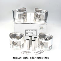 FPI Piston w/ Pin 1.00 Oversize - Nissan CD17 - OEM 12010-71A06