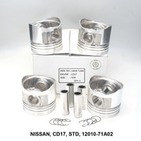 FPI Piston w/ Pin STD - Nissan CD17 - OEM 12010-71A02