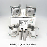 FPI Piston W/Pin, J15 0.50, 12010-01W14