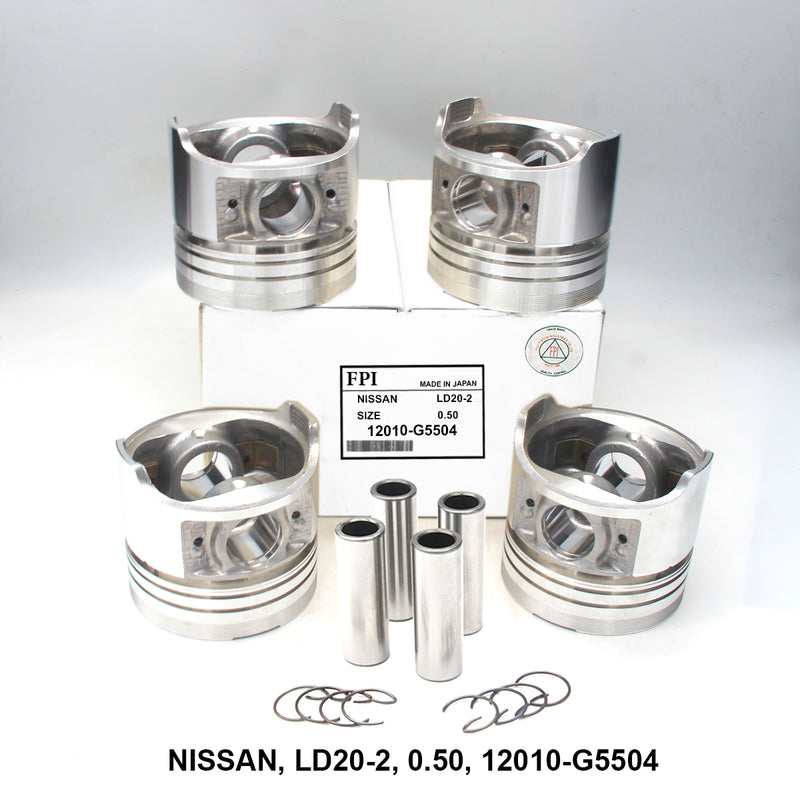 FPI Piston W/Pin, LD20-2 0.50, 12010-G5504