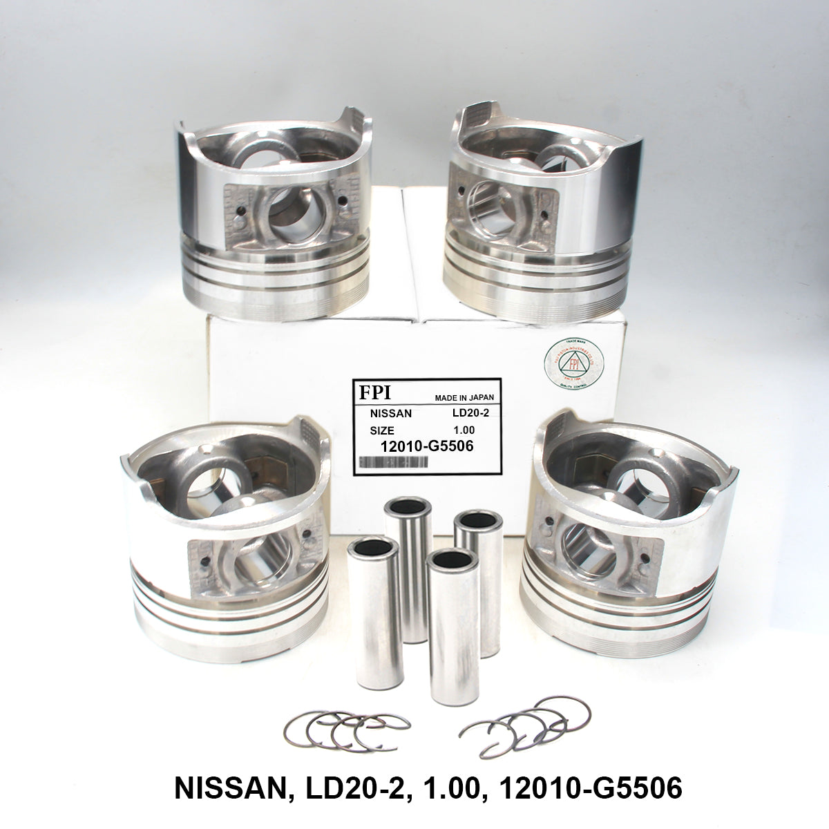 Piston W/Pin, FPI, LD20-2, 1.00, 12010-G5506 (001673)