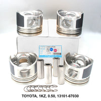 WPR Piston w/ Pin 0.50 Oversize for Toyota 1KZ, OEM 13101-67030