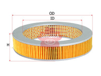 Air Filter (ဒြပ်စင်)၊ SAKURA၊ MD603342၊ A-1004၊ CHEVROLET (124764)