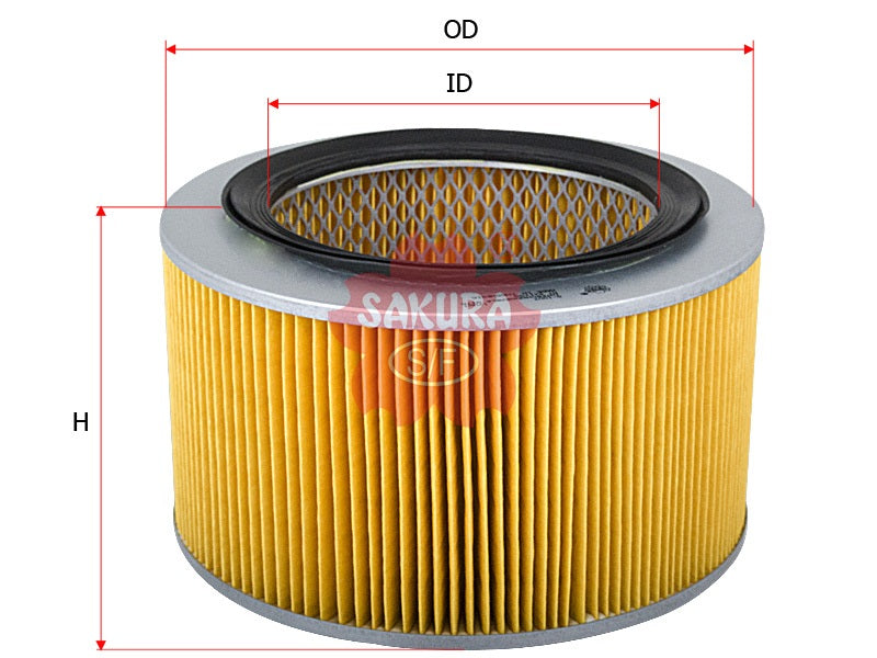 SAKURA,, Air Filter (Element), SE01-23-603, A-1007, MITSUBISHI
