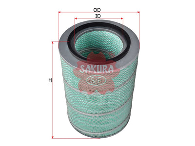 ไส้กรองอากาศ(ไส้กรอง) SAKURA, ME 063130, A-10134, HINO (123742)