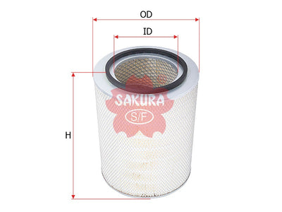 SAKURA,, Air Filter (Element), I1-14215181-A, A-1013, HITACHI