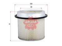 SAKURA,, Air Filter (Element), MD620385, A-1016, MITSUBISHI