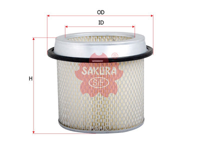 SAKURA,, Air Filter (Element), MD620385, A-1016, MITSUBISHI